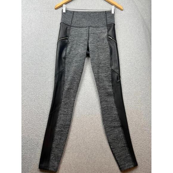 Athleta Pants - Athleta Herringbone Luxe Moto Drifter Leggings Womens XS Baddie Grunge